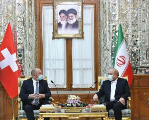رئیس مجلس شورای ملی سوئیس با قالیباف دیدار کرد